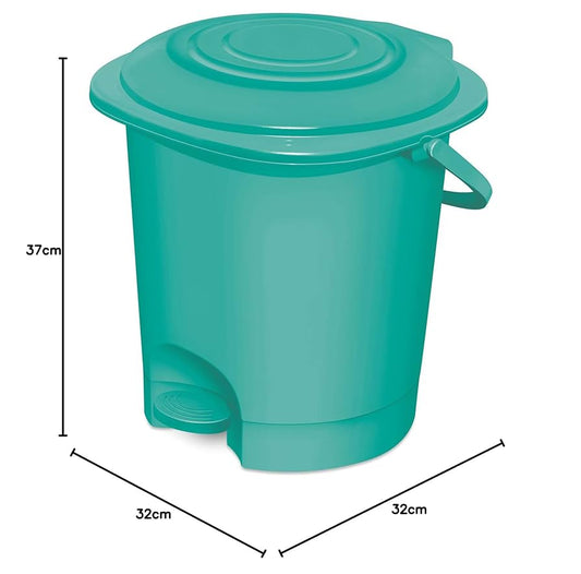 CleanEase Plastic Dustbin with Lid (15L)