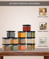 StorMate Airtight Food Container Set (12 Pieces)